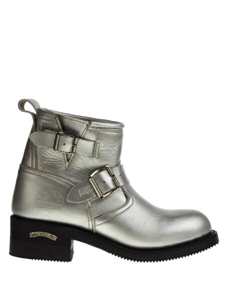 Sendra boots Dames enkellaarzen zilver