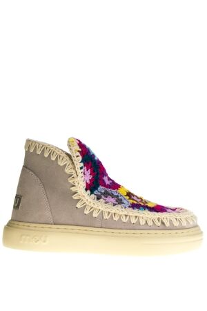 Mou dames enkellaarsjes grijs combi