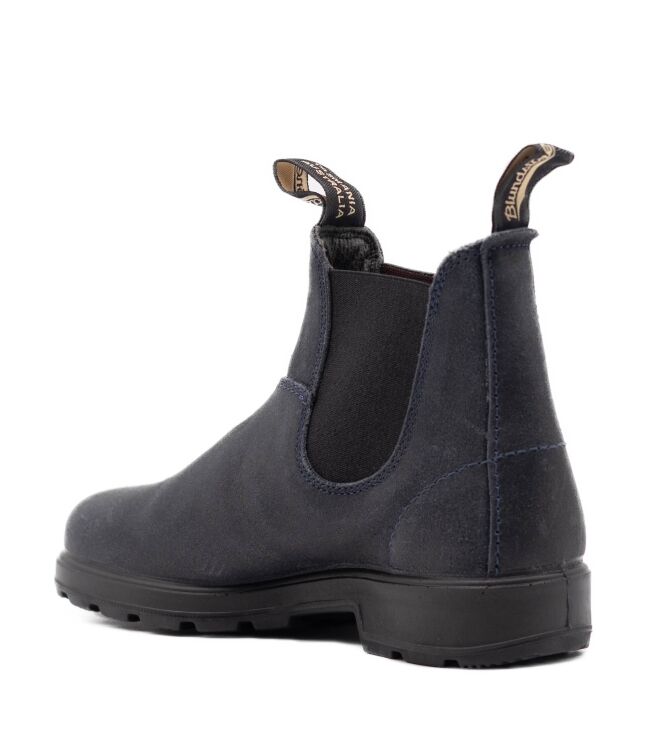 Blundstone Blundstone dames chelsea boots blauw suede Waxed Suede Navy (D) Blundstone Dames Enkellaarzen in Blauw online kopen.