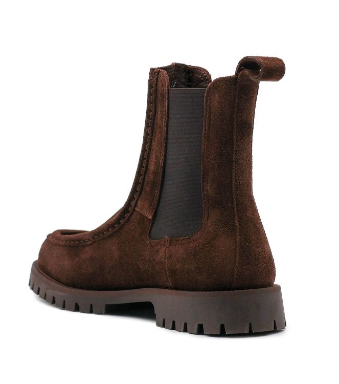Copenhagen Studios  Dames Chelseaboots Bruin Suede 