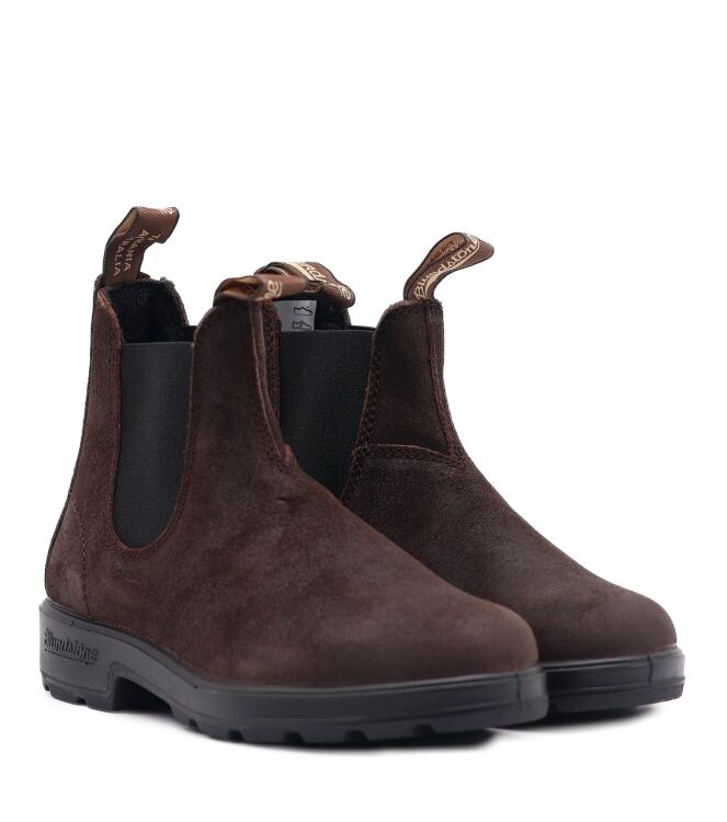 blundstone blundstone dames chelseaboots donker bruin Dark Brown Waxed Suede blundstone Dames Chelseaboots Donker Bruin