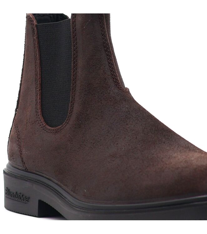 Blundstone Blundstone dames chelsea boots bruin Waxed Suede Dark Brown Blundstone Dames enkellaarsjes in Bruin online kopen
