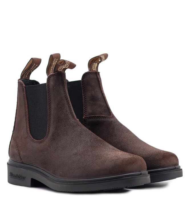 Blundstone Blundstone dames chelsea boots bruin Waxed Suede Dark Brown Blundstone Dames enkellaarsjes in Bruin online kopen