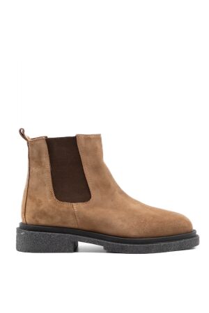 Melik dames chelseaboots naturel suede