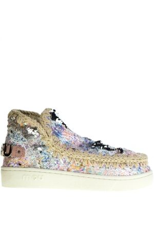 Mou dames enkellaarsjes glitter 