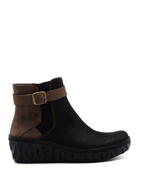 El naturalista  El Naturalista Wedges Ankle Boots Black for Woman