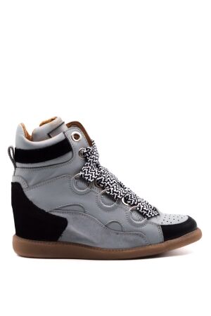 deabused Deabused Wedges Ankle Boots in Grey for Women 