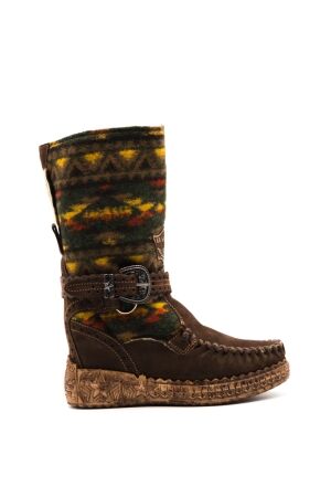 el vaquero El Vaquero Wedges Ankle Boots Brown for Woman