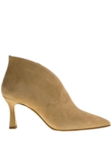 Julie dee Dames enkellaarsjes beige suede