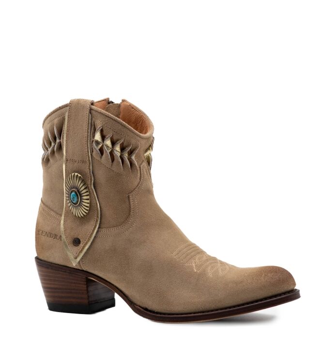 Sendra Boots Sendra Boots dames westernboots beige Serr Firence Bamby Us Marr Sendra Dames Enkellaarzen in Beige online kopen