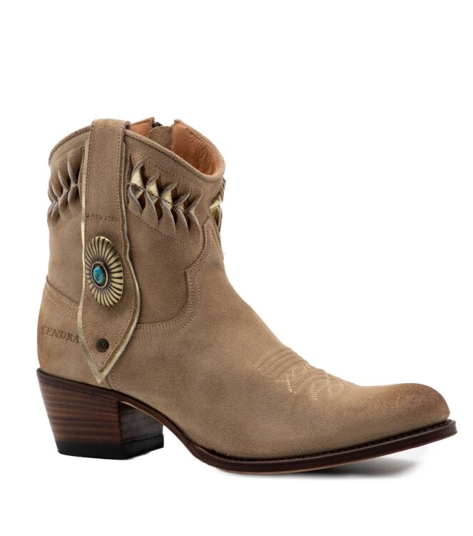 Sendra Boots Sendra Boots dames westernboots beige Serr Firence Bamby Us Marr Sendra Dames Enkellaarzen in Beige online kopen