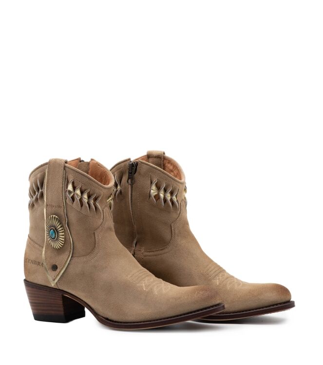 Sendra Boots Sendra Boots dames westernboots beige Serr Firence Bamby Us Marr Sendra Dames Enkellaarzen in Beige online kopen