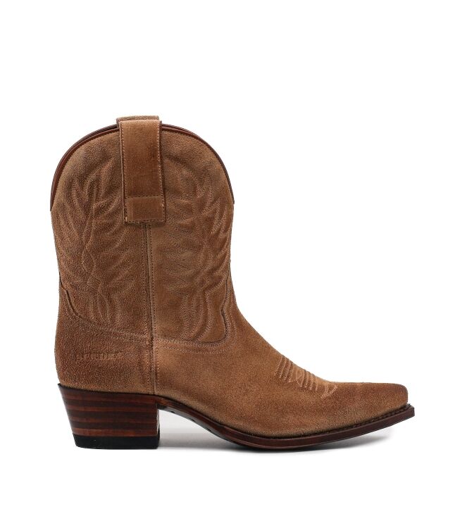 Sendra Dames Enkellaarzen in Beige online kopen