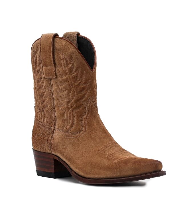 Sendra Dames Enkellaarzen in Beige online kopen