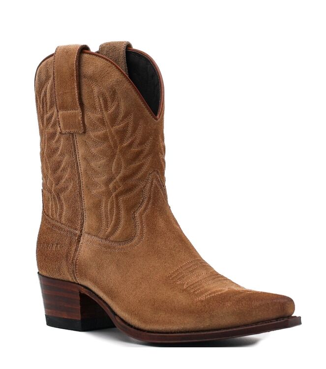 Sendra Dames Enkellaarzen in Beige online kopen