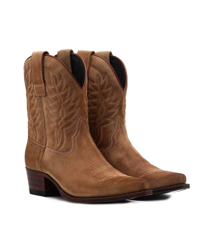 Sendra Dames Enkellaarzen in Beige online kopen