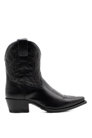 Sendra Boots dames enkellaarsjes zwart