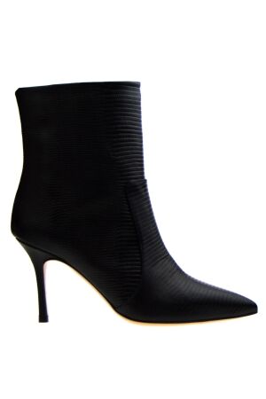 the seller dames enkellaarsjes zwart