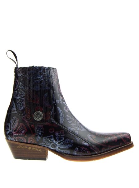 New rock New Rock Ankle Boots Black for Women