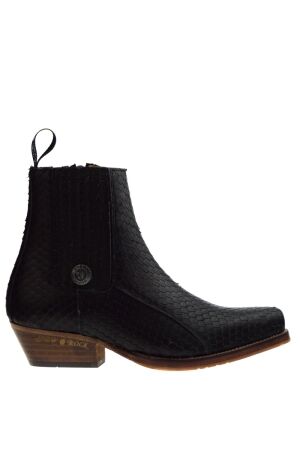 new rock New Rock Ankle Boots Black for Women