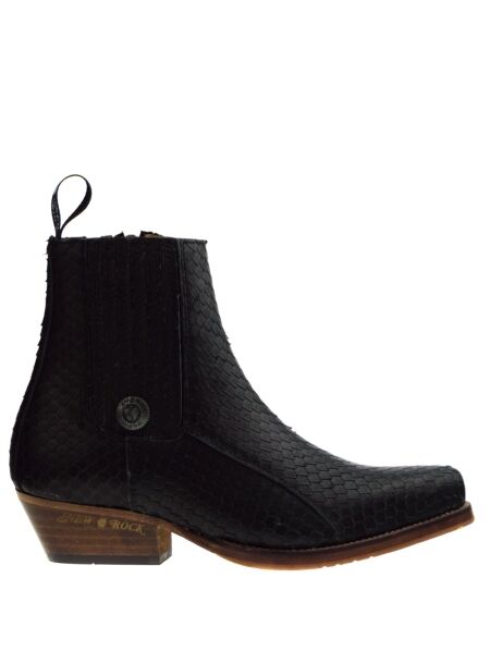 New rock New Rock Ankle Boots Black for Women