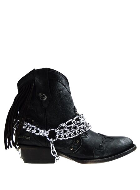 New rock Dames westerboots zwart