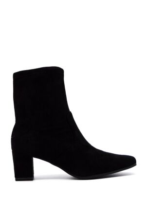 caprice dames enkellaarsje zwart stretch