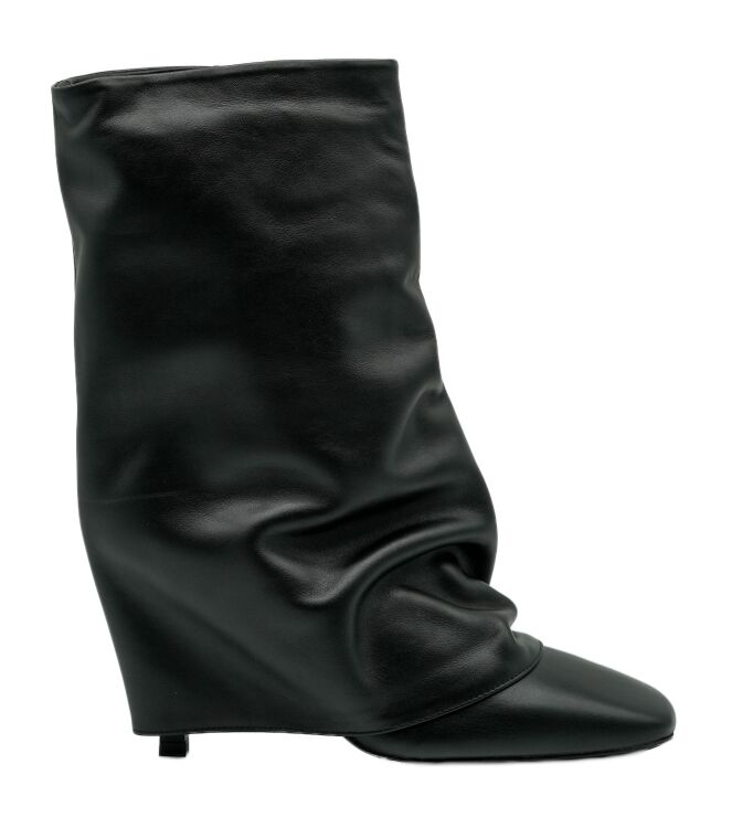 Gisel Moire Gisel Moire dames enkellaarsjes zwart Vitello Nero Gisel Moire dames enkellaarsjes zwart 11 zwart leer Direct leverbaar uit de webshop van www.taft.nl/