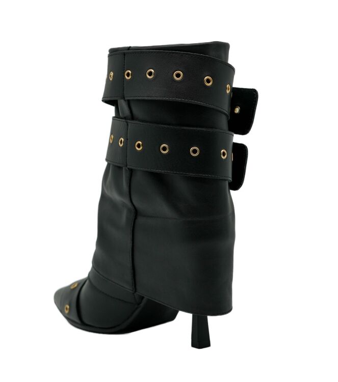 Gisel Moire Gisel Moire dames enkellaarsjes zwart gespen Vitello Nero Gisel Moire dames enkellaarsjes zwart gespen 11 zwart leer Direct leverbaar uit de webshop van www.taft.nl/