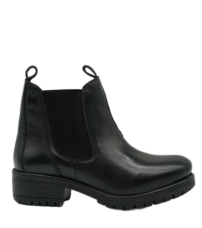 Lazamani Lazamani dames enkellaarsjes zwart Black Lazamani Dames Enkellaarsjes Zwart