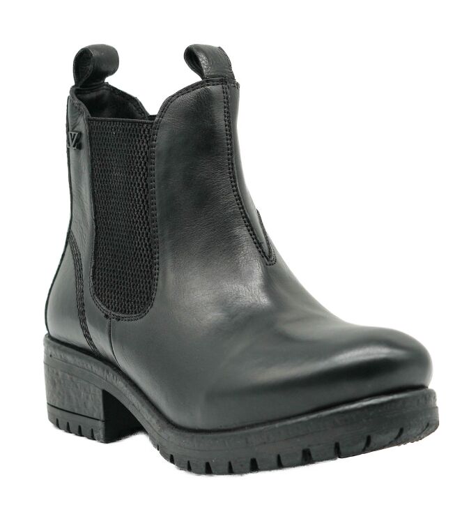 Lazamani Lazamani dames enkellaarsjes zwart Black Lazamani Dames Enkellaarsjes Zwart