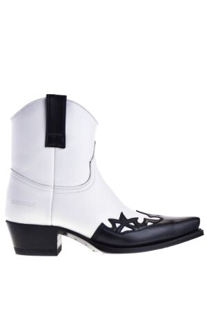 Sendra Boots dames western boots wit zwart