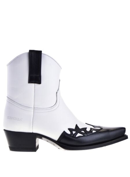 Sendra boots Sendra Western Boots White Black for Women