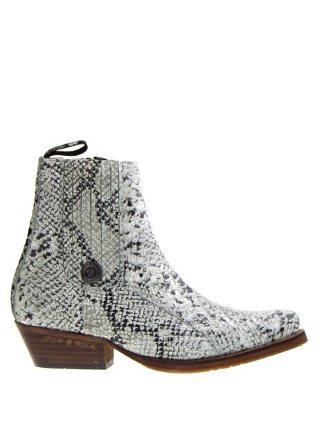 New rock New Rock Ankle Boots White for Women
