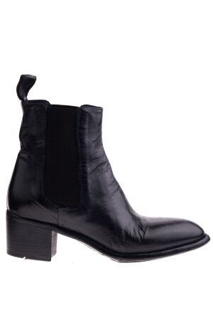 Lemargo dames enkellaarsjes donker blauw