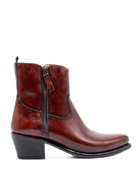 Cordwainer Dames enkellaarsjes bruin