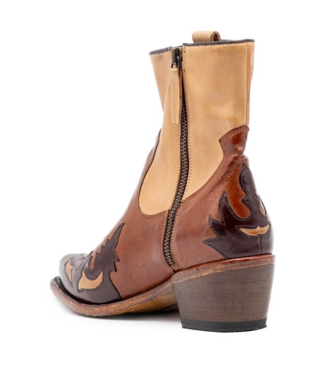 cordwainer cordwainer dames enkellaars bruin Spoletto Washed cordwainer Dames Enkellaars Bruin