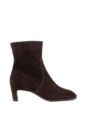 Copenhagen Studios dames enkellaarsjes bruin suede