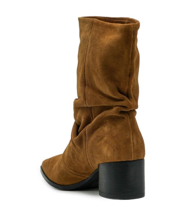 Copenhagen Studios dames enkellaarsjes bruin suede 62 bruin suede/nubuck Direct leverbaar uit de webshop van www.taft.nl/