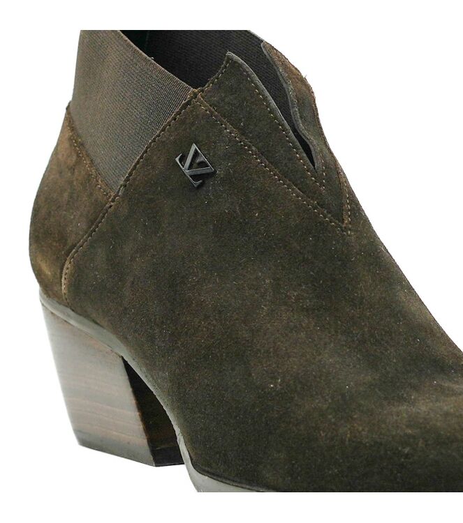 Lazamani Lazamani dames enkellaarsjes donker bruin Brown Lazamani Dames Enkellaarsjes Donker Bruin