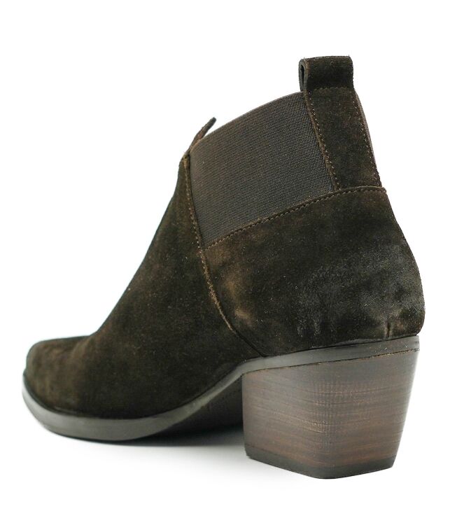 Lazamani Lazamani dames enkellaarsjes donker bruin Brown Lazamani Dames Enkellaarsjes Donker Bruin