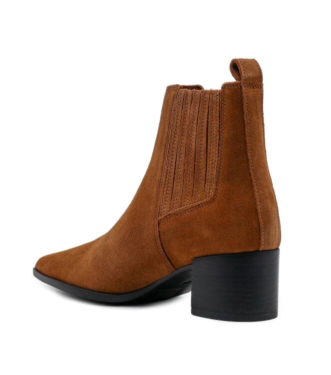 Copenhagen Studios  Dames Enkellaarsjes Bruin Suede 