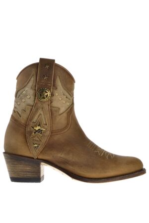 sendra boots Sendra Western Ankle Boots Natural for Women