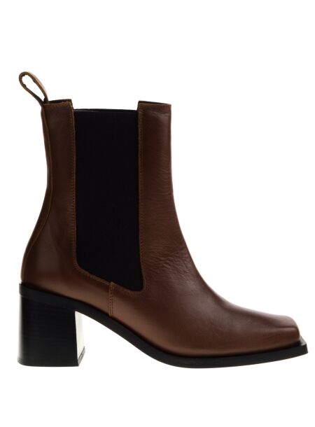 Kmb shoes Dames enkellaarsjes cognac