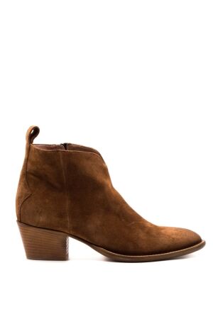 Rossano Bisconti dames enkellaarsjes naturel sued