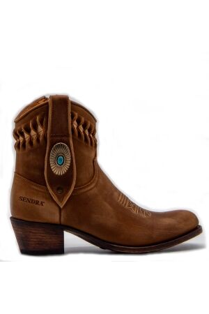 sendra boots dames westernboots camel