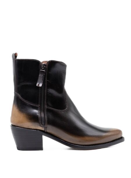 Cordwainer Dames enkellaarsjes naturel