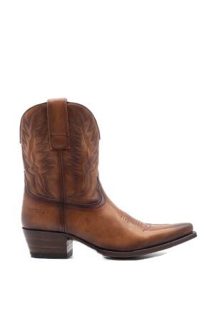 sendra boots dames westernboots cognac bruin