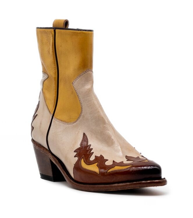 cordwainer cordwainer dames enkellaars naturel Spoletto Washed cordwainer Dames Enkellaars Naturel