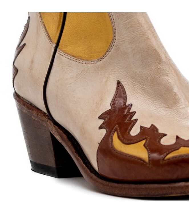 cordwainer cordwainer dames enkellaars naturel Spoletto Washed cordwainer Dames Enkellaars Naturel